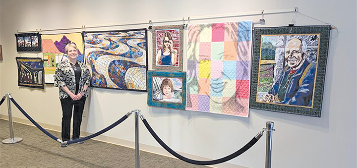 Lorry Chwazik’s textile artwork on display at NBT